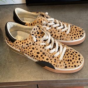 Dolce Vita Leopard Print Sneakers.